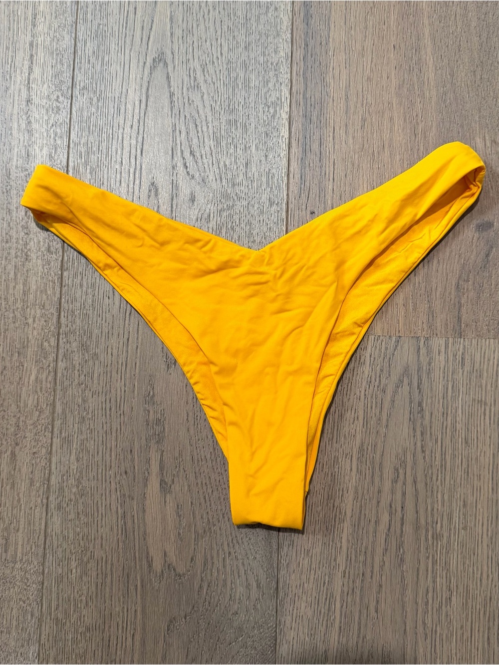WeWoreWhat Yellow High-Cut Bikini Bottom